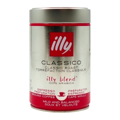 Illy espresso classico classic roast gem. blik 250 gr.(7982)