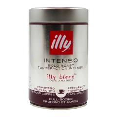 Illy espresso intenso bold roast gem. blik 250 gr.(7984)