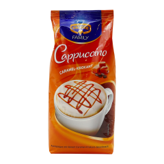 Kruger family cappuccino caramel-krokant zak 500 gr.