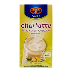 Kruger chai latte fresh india ingwer-zitronengras pak 10sachets á 25 gr.