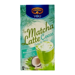 Kruger matcha latte kokos pak 10 sachets á 25 gr.