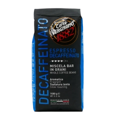 Caffe Vergnano 1882 espresso decaffeinato bonen 1 kg.