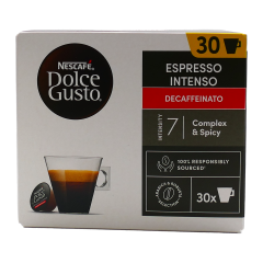Dolce Gusto XL espresso intenso decaffeinato 30 caps./ 186 gr.